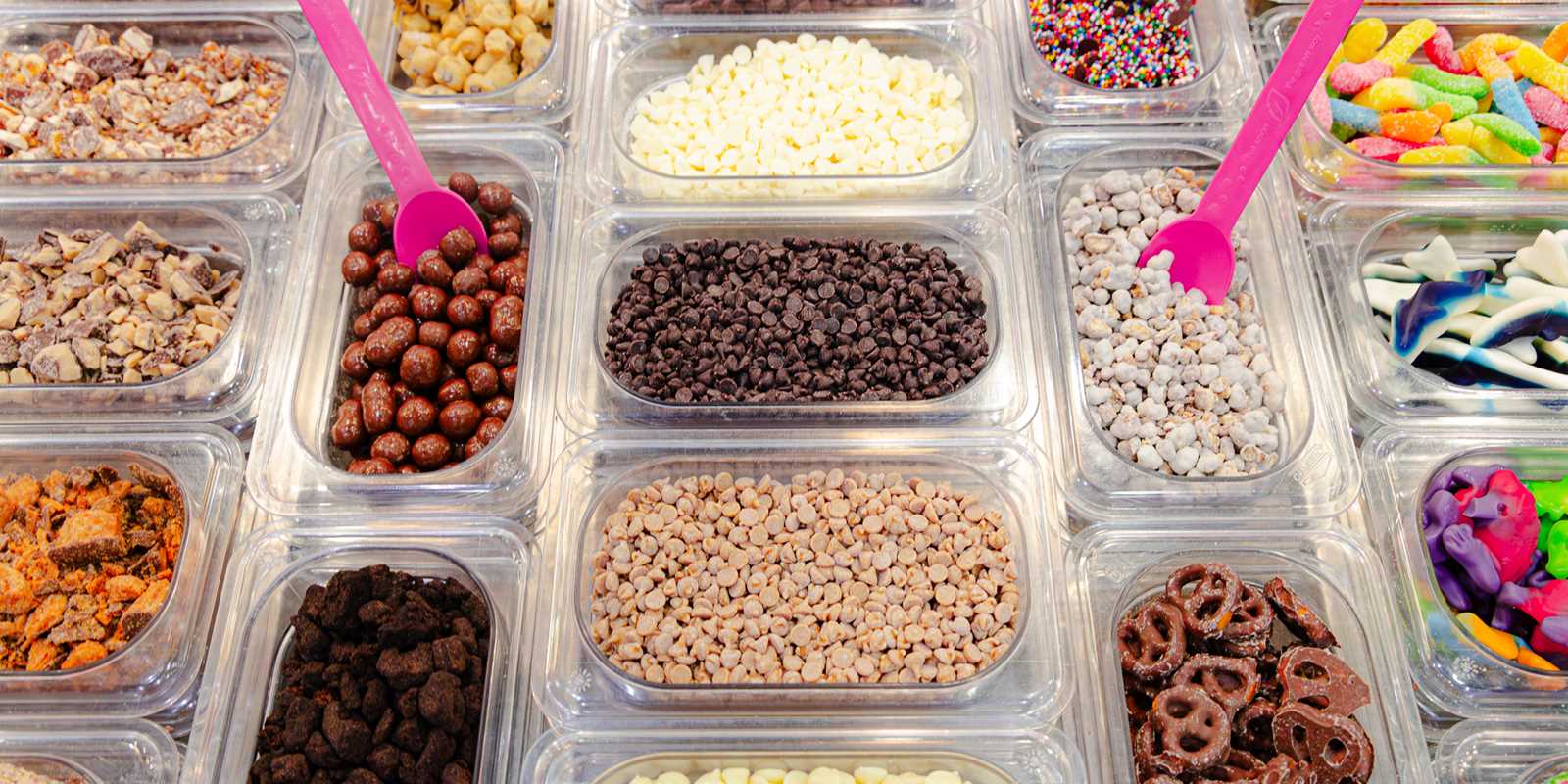 toppings at Forever Yogurt